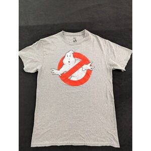 Ghostbusters Mad Engine‎ Gray Short Sleeve Cotton Blend T-Shirt Men's M